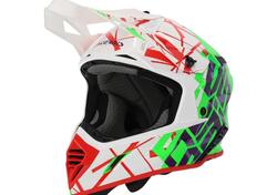 Casco cross Acerbis X-Track 2206 in fibra Verde Bi