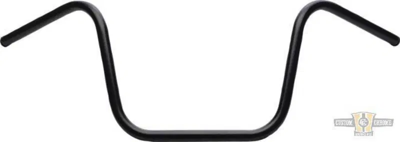 Manubrio Ape Hanger 1" alto 12" nero senza fossett Santee