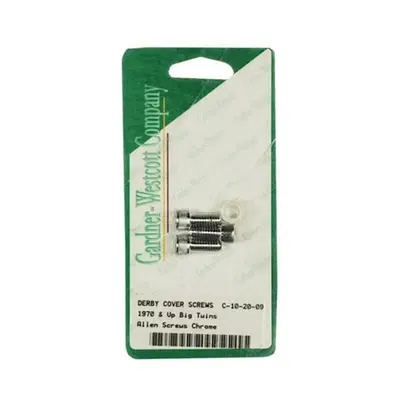 kit tre viti cromate a brugola coperchio frizione 