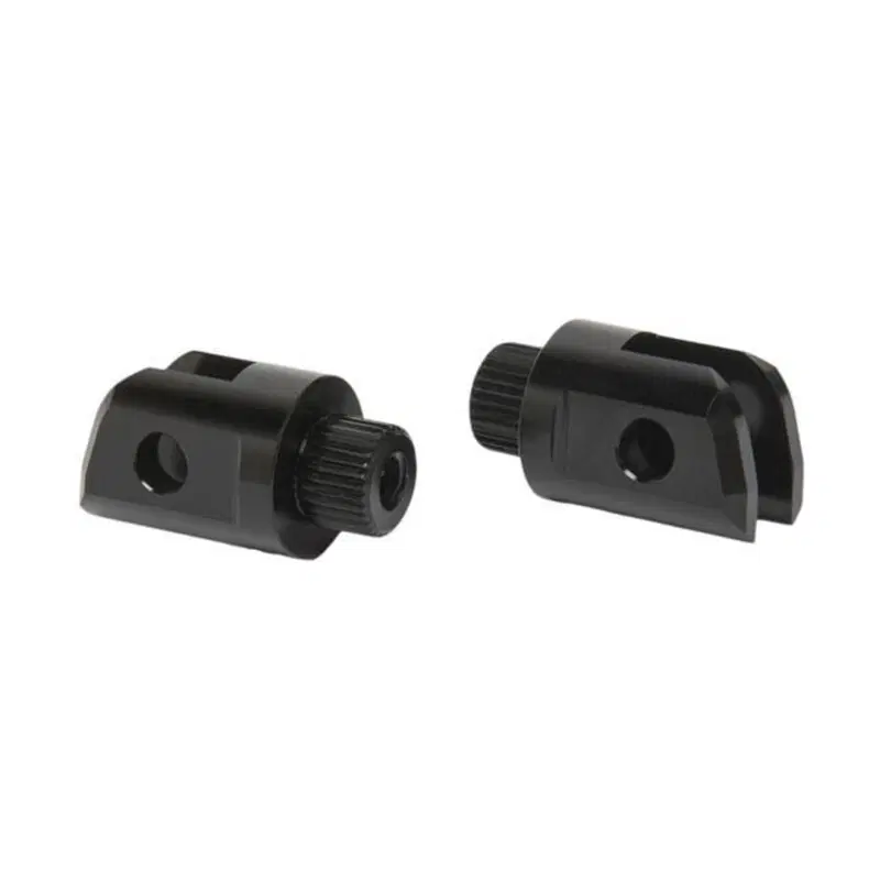 Adattatore nero per pedaline guidatore Arlen Ness