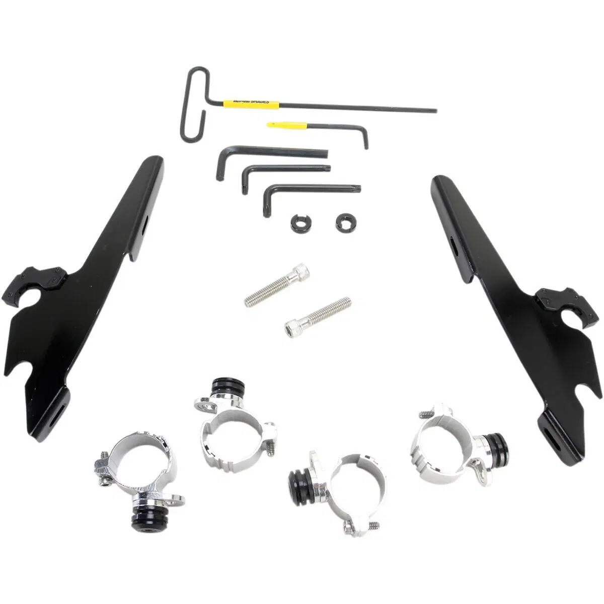 kit sgancio rapido nero per Batwing Memphis Shades 