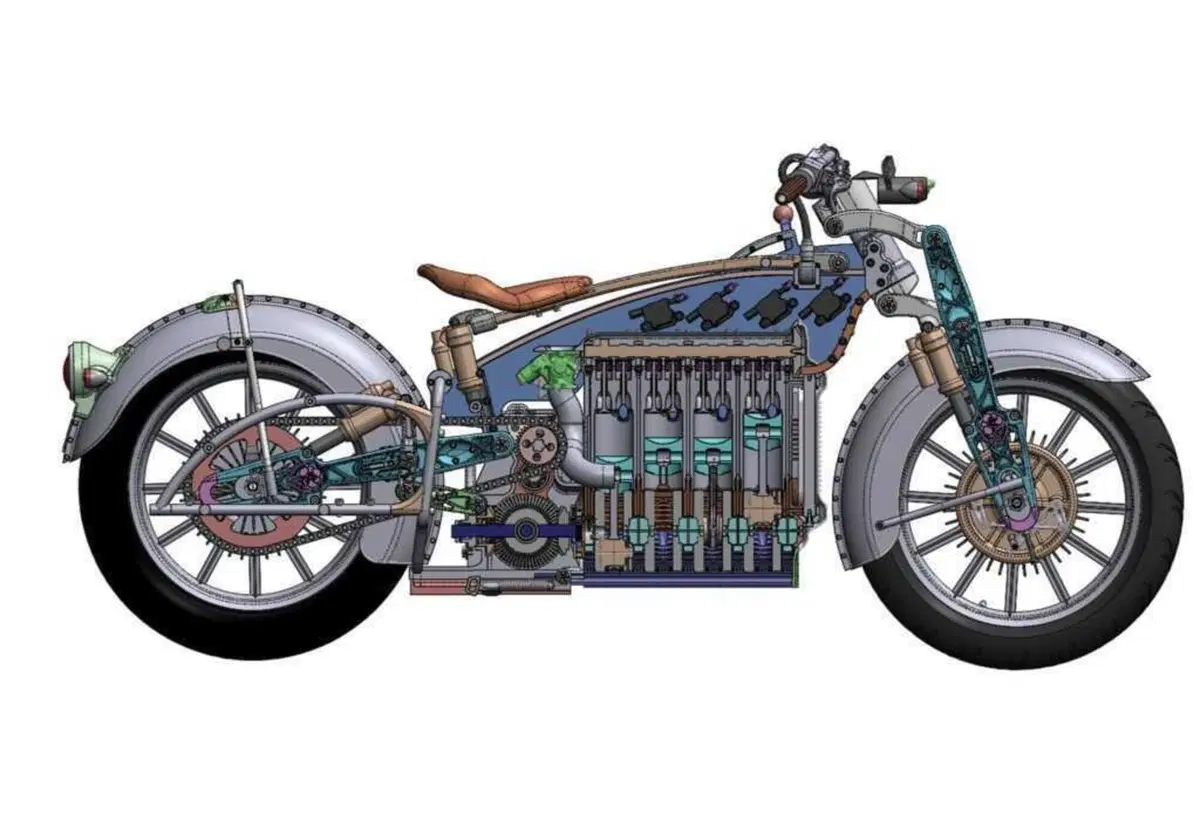 Magnolia 4, una moto "centenaria" da 200.000 dollari
