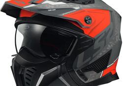 Casco modulare LS2 OF606 DRIFTER DEVOR Argento Tit