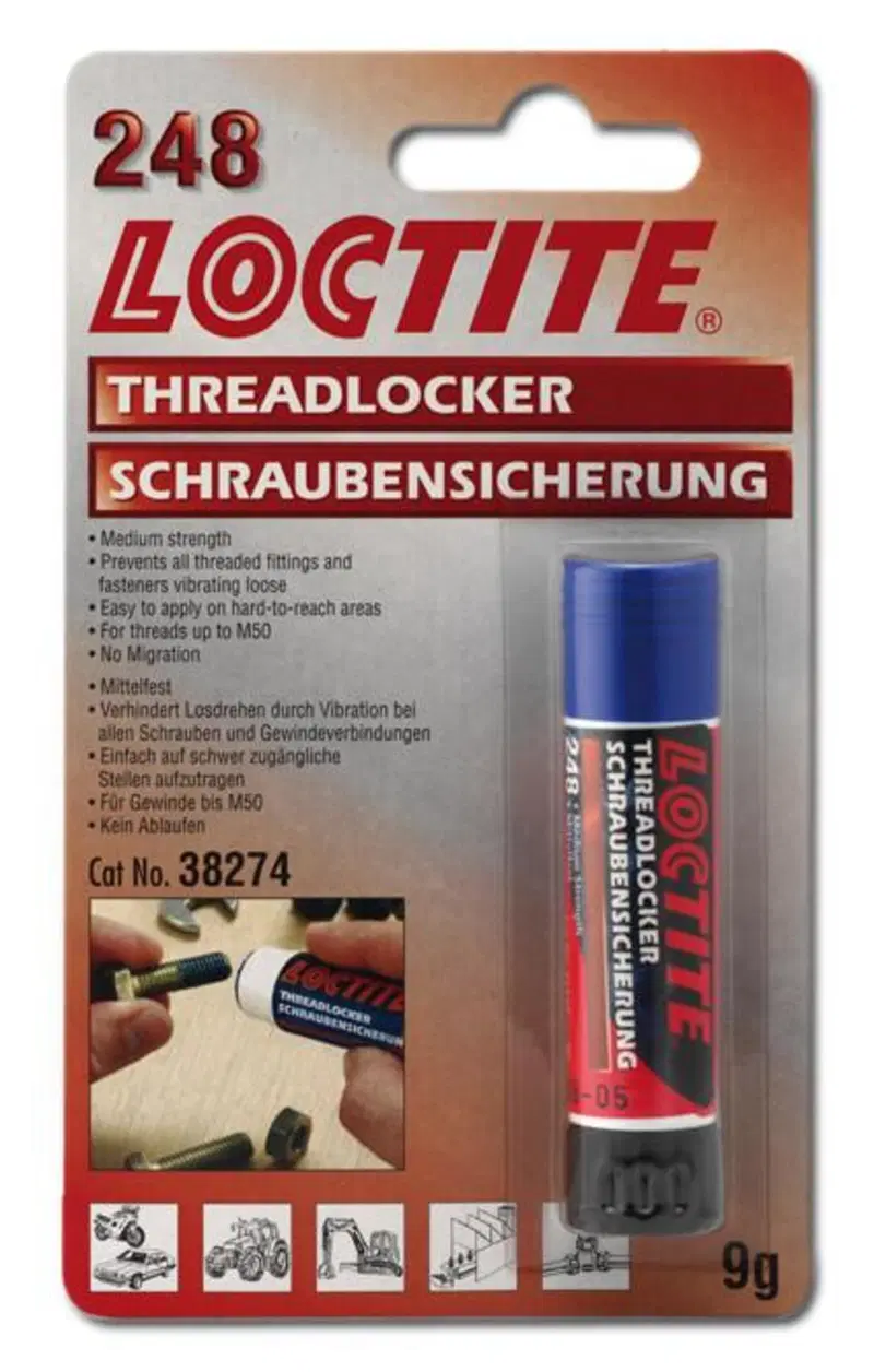 Colla frenafiletti media resistenza Blu in stick L Loctite