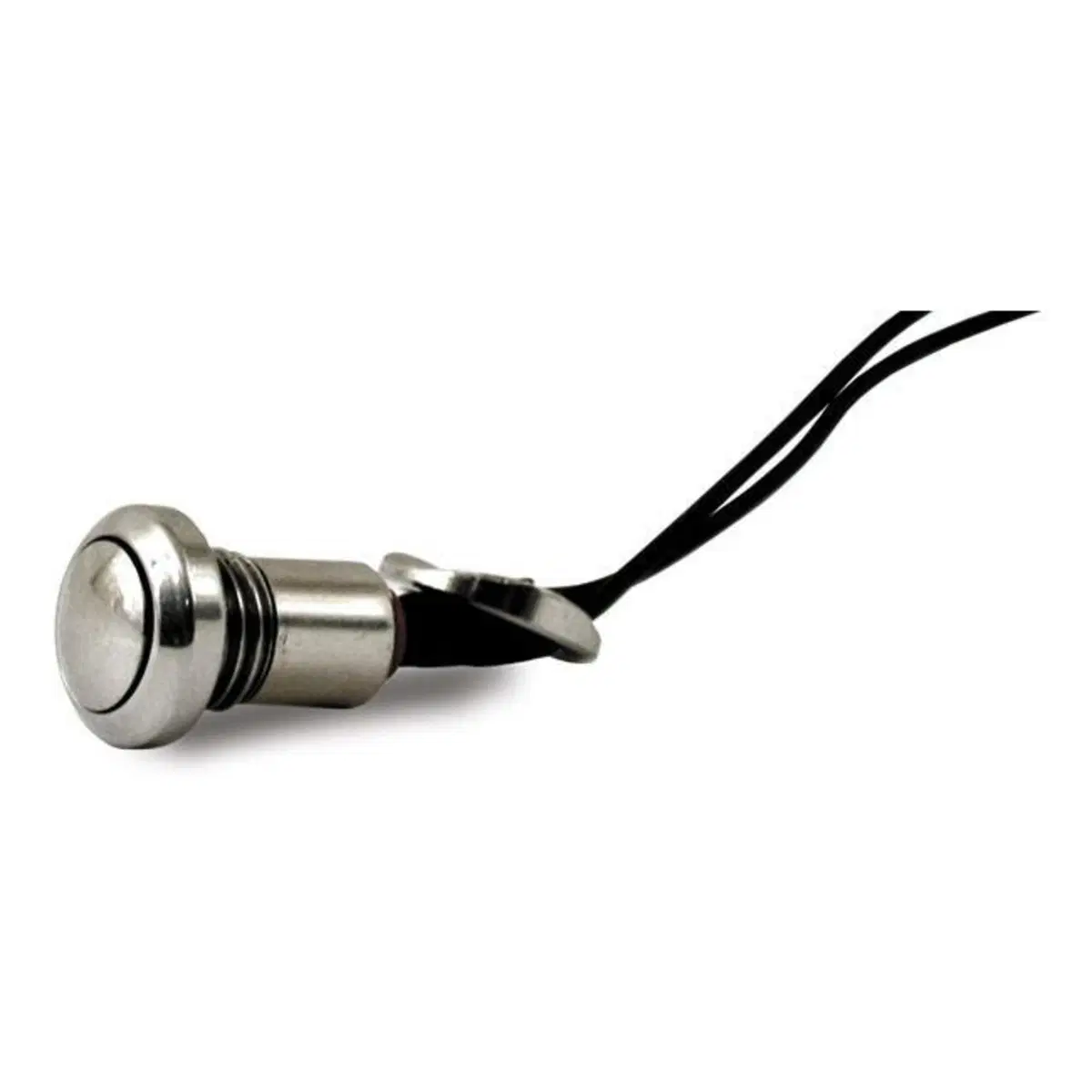 Pulsante mini inox lucido diametro 12mm Motorcycle 