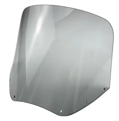 Parabrezza NON ventilato fum&egrave; nero alto 33 cm per 