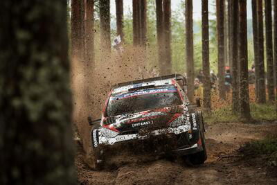 WRC24. Rally Finlandia D2. E via di triplete Toyota [GALLERY]