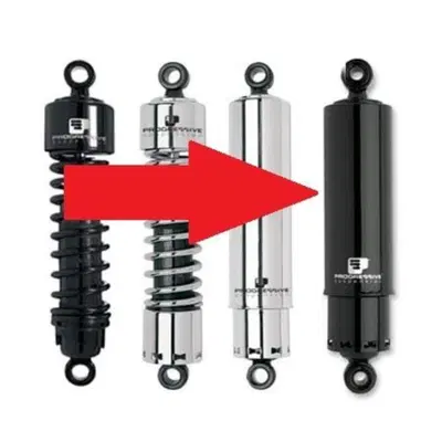 Ammortizzatori PS 412 da 12&rdquo; a gas chiusi molla st Progressive Suspension