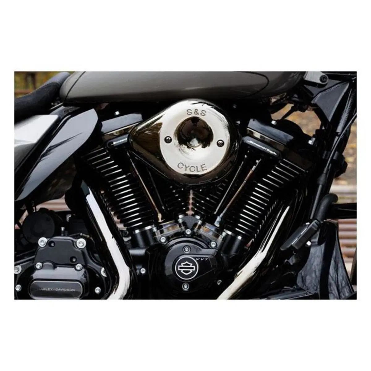 Filtro aria S&S Stealth Teardrop CROMONERO per Tou 