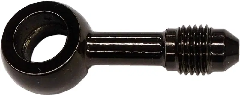 Raccordo nero da 12 mm AN3 dritto (diametro 12 mm) Goodridge