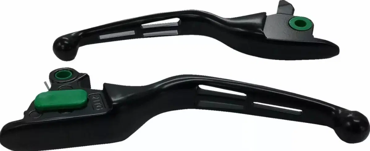 Leve freno e frizione nere opache ergonomiche a 3 Drag Specialties