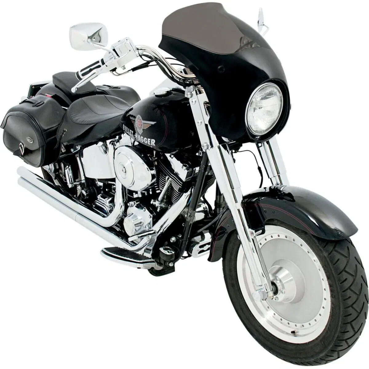 Cupolino Bullet Memphis Shades per Softail Fat Boy 