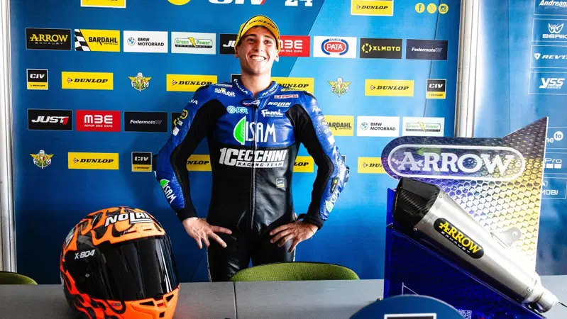 CIV Racing Night 2024. Prima Pole stagionale per Taccini in Supersport 600NG: "Misano di notte sembra un videogame" [VIDEO]