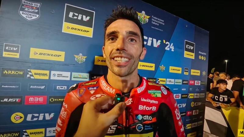 CIV Racing Night 2024, Michele Pirro: &quot;Delbianco ha tempo e talento di vincerne, &egrave; stato bello&quot; [VIDEO]