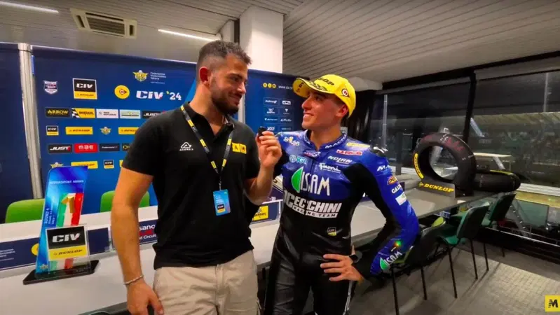 CIV Racing Night 2024, Leonardo Taccini: "Non mi sono mai arreso, ero disorientato. Ora ho trovato il feeling" [VIDEO]