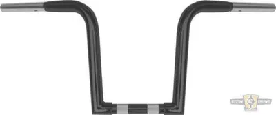 Manubrio Ape Hanger 1-1/4" alto 10" nero Z Outlaw 