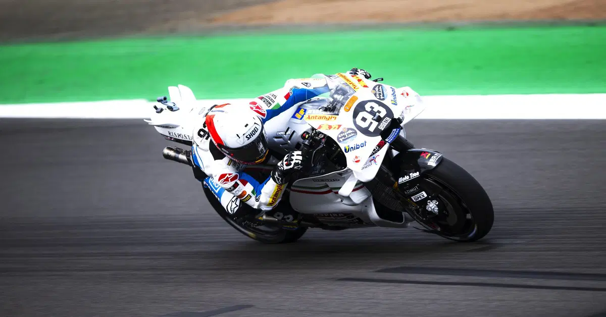 MotoGP 2024. GP della Gran Bretagna. Marc Marquez: "Sono sempre la prima GP23 in pista, questo &egrave; importante"