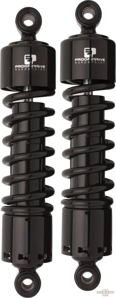 Ammortizzatori 13" neri Progressive Suspension 412