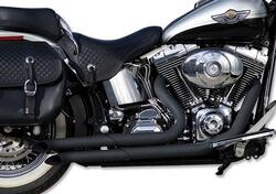 Marmitte Paughco Buzzsaw Yaffe nere Per Softail da