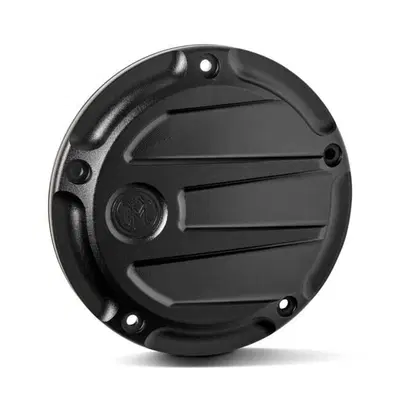 Coperchio frizione derby cover PM Scallop nero per Performance Machine