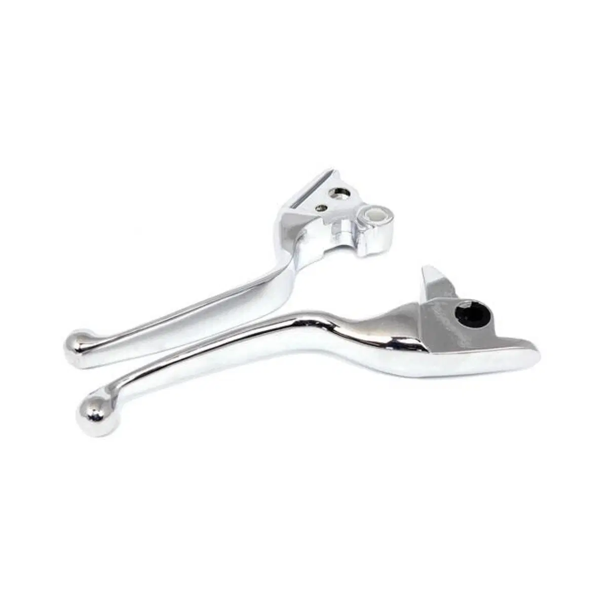 Leve freno e frizione cromate liscie Per Road King 