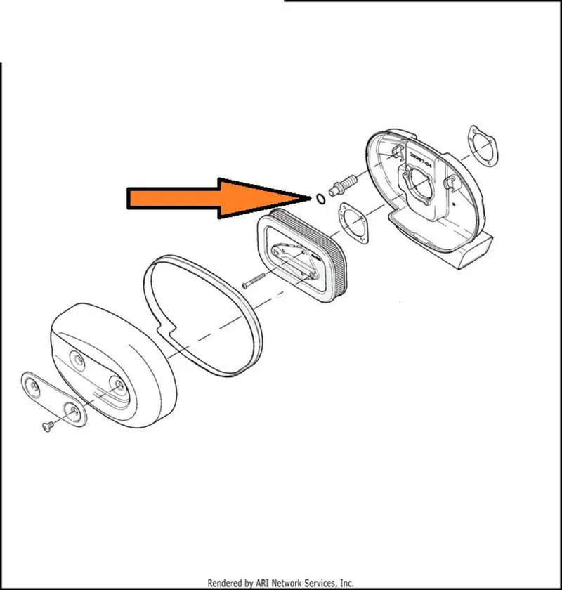 Guarnizione oring per viti sfiati testate nel filt 