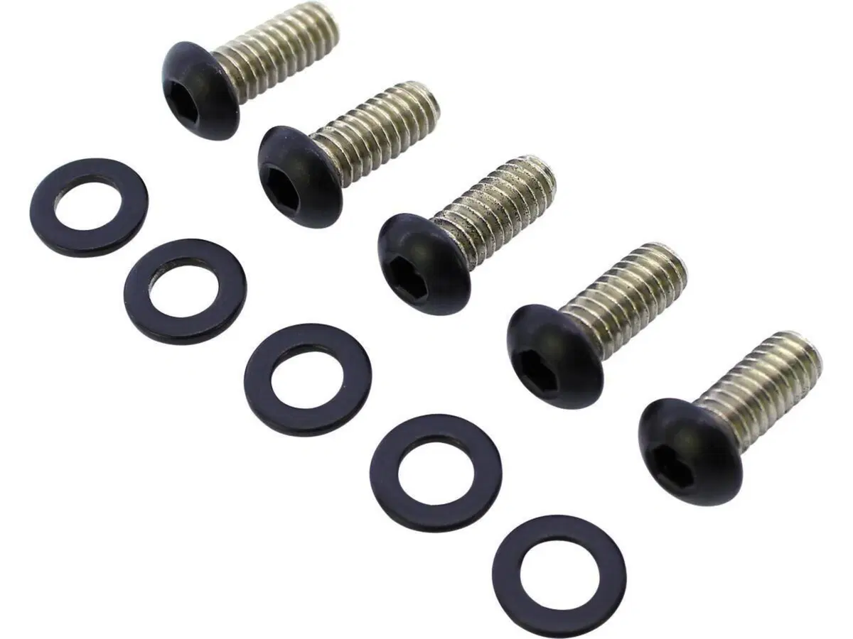 Kit viti coperchio frizione Derby Cover nere opach 