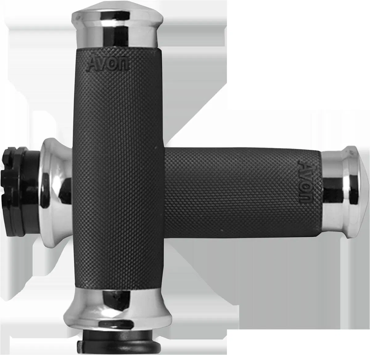 Manopole Avon Contour lisce cromate per accelerato