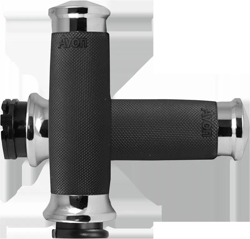 Manopole Avon Contour lisce cromate per accelerato