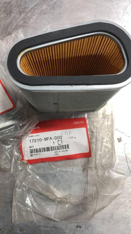 FILTRO ARIA PER HONDA CBF 1000 CODICE 17210MFAD00