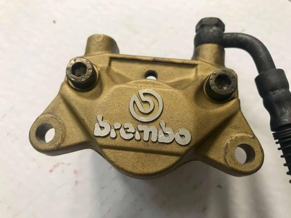 Pinza freno posteriore brembo oro perfetta Ducati (2)