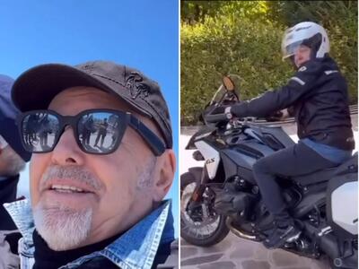 Vasco Rossi, ecco la sua domenica da rockstar: BMW R 1300 GS e un bel giro sul Monte Cimone [VIDEO]