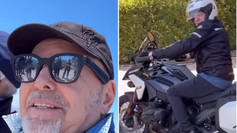 Vasco Rossi, ecco la sua domenica da rockstar: BMW R 1300 GS e un bel giro sul Monte Cimone [VIDEO]