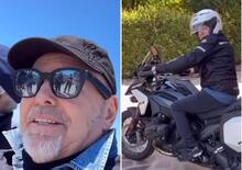 Vasco Rossi, ecco la sua domenica da rockstar: BMW R 1300 GS e un bel giro sul Monte Cimone [VIDEO]