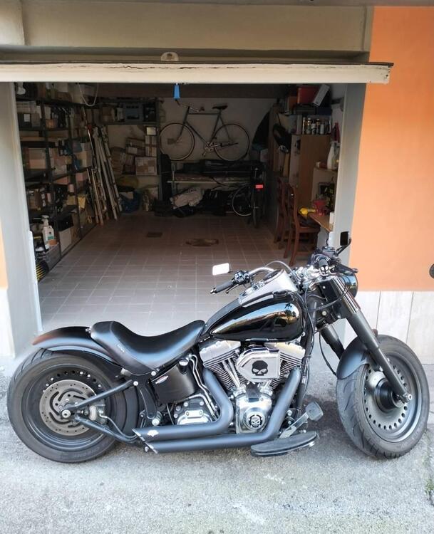 harley davidson fat boy modified