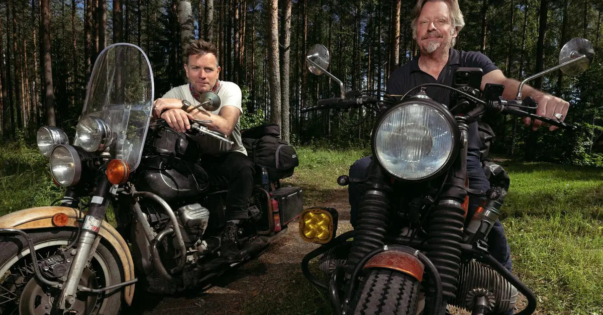 Ewan McGregor e Charley Boorman in partenza per la nuova "Long Way" su moto d'epoca!