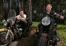 Ewan McGregor e Charley Boorman in partenza per la nuova Long Way su moto d'epoca!