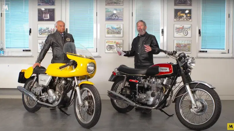 Norton 750 PR e Triumph 750 Trident: l'evoluzione e il restauro [VIDEO]