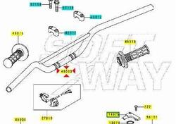 -Manubrio Kawasaki KX 460031468CC