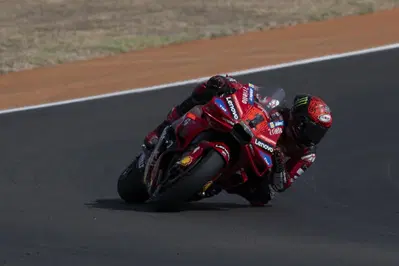 MotoGP 2024. GP di Aragon. Pecco Bagnaia: "Stamattina turno buttato, il problema non proviene dalla moto. Marc Marquez? Lui fa la differenza"
