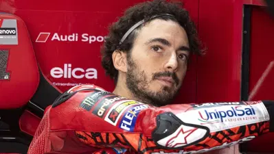 MotoGP 2024. GP di Aragon. Pecco Bagnaia non nomina le gomme per&ograve;: "&Egrave; successa la stessa cosa di ieri mattina. Marc Marquez? Piega 5 gradi in pi&ugrave; di tutti"