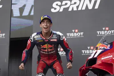 MotoGP 2024. GP di Aragon. Pedro Acosta: "Il mio primo "vero" podio. L'asfalto? Dovremmo farlo asciugare, ma facciamo tutto all'ultimo"