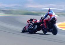 MotoGP 2024. GP di Aragon. Il video e le foto dell'incidente tra Alex Marquez e Pecco Bagnaia [VIDEO e GALLERY]