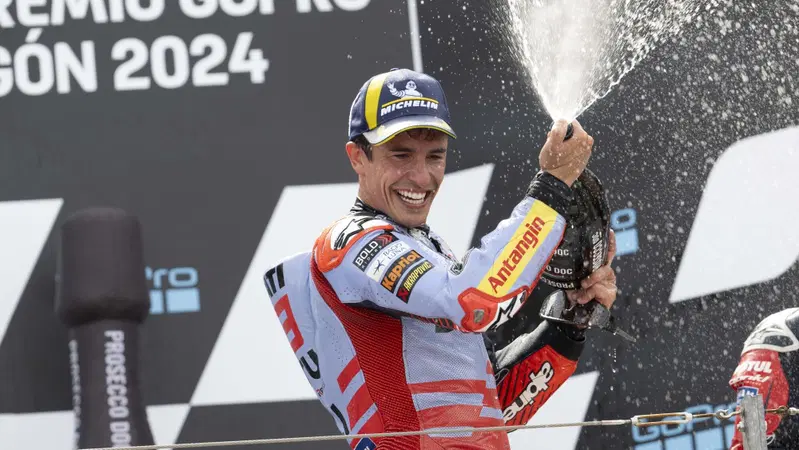 MotoGP 2024. GP di Aragon. Marc Marquez: "Ho rinunciato a tutto per questa vittoria"