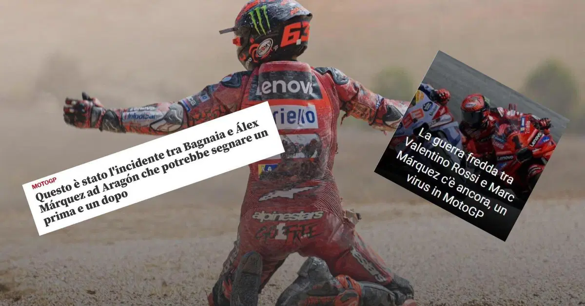 MotoGP 2024. GP di Aragon. I titoli dei giornali spagnoli sull'incidente tra Alex Marquez e Pecco Bagnaia