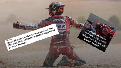 MotoGP 2024. GP di Aragon. I titoli dei giornali spagnoli sull'incidente tra Alex Marquez e Pecco Bagnaia