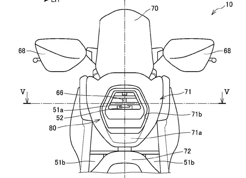 Anche Honda sta lavorando ad una pocket bike elettrica. Ma ha la forcella della Gold Wing e un foro sul faro