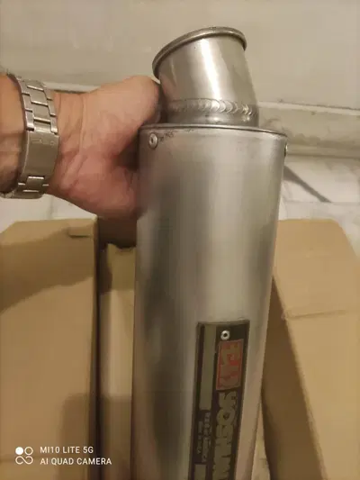 Scarico Yoshimura per Suzuki d'epoca