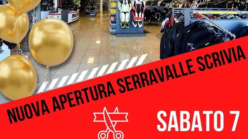 Motoabbigliamento sbarca a Serravalle Scrivia: un nuovo tempio per gli appassionati delle due ruote