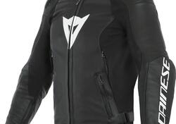 Giacca moto pelle estiva Dainese Sport Pro trafora